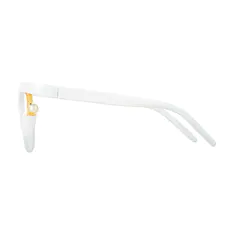 Square White Eyeglasses