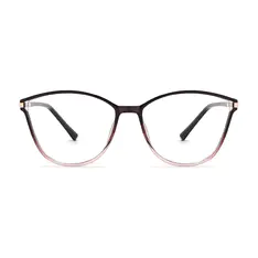 Cat-eye Gradient Pink Eyeglasses