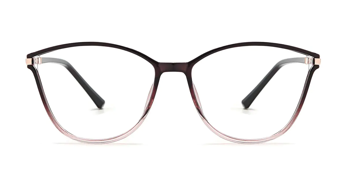 Cat-eye Gradient Pink Eyeglasses