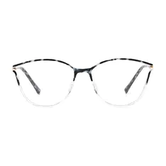 Cat-eye Tortoiseshell/Clear Eyeglasses