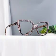 Square Pink/Tortoiseshell Eyeglasses