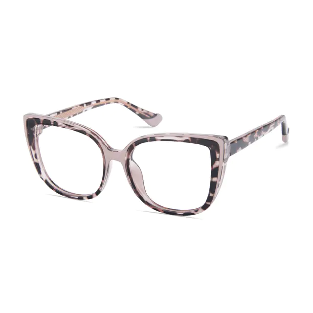 Cat-eye Pink/Tortoiseshell Eyeglasses