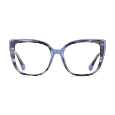 Cat-eye Blue/Gray Eyeglasses