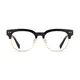 Browline Black/Gold Eyeglasses