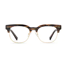 Browline Tortoiseshell/Gold Eyeglasses