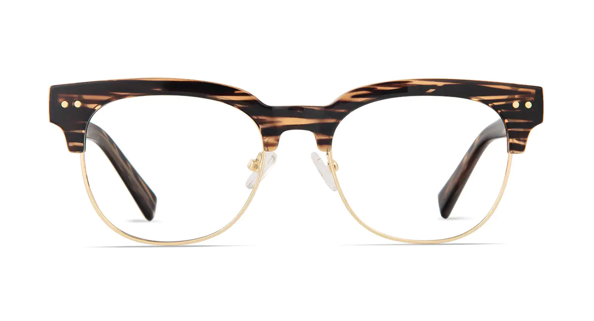 Browline Tortoiseshell/Gold Eyeglasses
