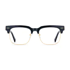 Browline Black/Gold Eyeglasses