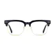 Browline Black/Gold Eyeglasses