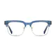 Browline Blue/Silver Eyeglasses