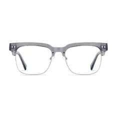 Browline Gray/Silver Eyeglasses