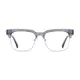 Browline Gray/Silver Eyeglasses