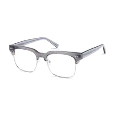 Browline Gray/Silver Eyeglasses