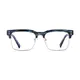 Browline Blue/Silver Eyeglasses