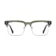 Browline Dark Green/Silver Eyeglasses