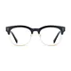 Browline Black Gold Eyeglasses