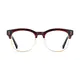 Browline Brown/Gold Eyeglasses