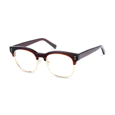 Browline Brown/Gold Eyeglasses