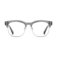 Browline Gray/Silver Eyeglasses