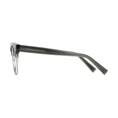 Browline Dark Green Eyeglasses