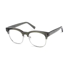 Browline Dark Green Eyeglasses