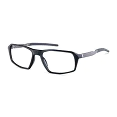 Rectangle Black/Gray Sport Eyeglasses