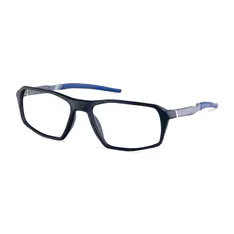 Rectangle Black/Blue Sport Eyeglasses
