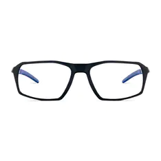 Rectangle Black/Blue Sport Eyeglasses