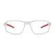 Rectangle Clear/Red Sport Eyeglasses
