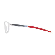 Rectangle Clear/Red Sport Eyeglasses