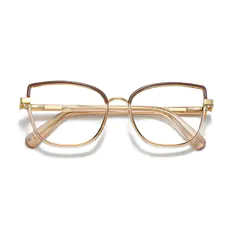 Cat-eye Brown/Gold Eyeglasses