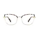 Cat-eye Tortoiseshell/Clear Eyeglasses
