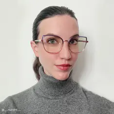 Cat-eye Gradient Purple Eyeglasses