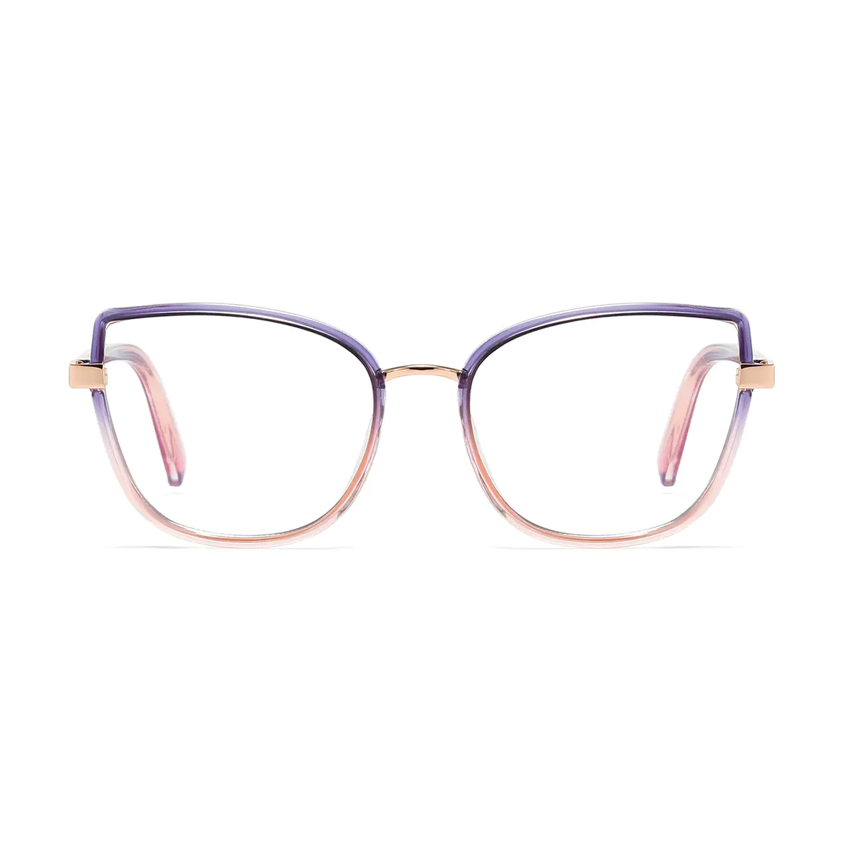 Cat-eye Gradient Purple Eyeglasses