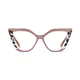 Cat-eye Tortoiseshell/Brown Eyeglasses