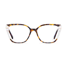 Square Tortoiseshell/Clear Eyeglasses