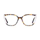 Square Tortoiseshell/Clear Eyeglasses