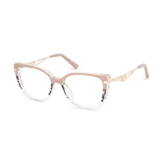 Square Brown/Ivory Tortoiseshell Eyeglasses
