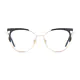 Cat-eye Black/Gold Eyeglasses