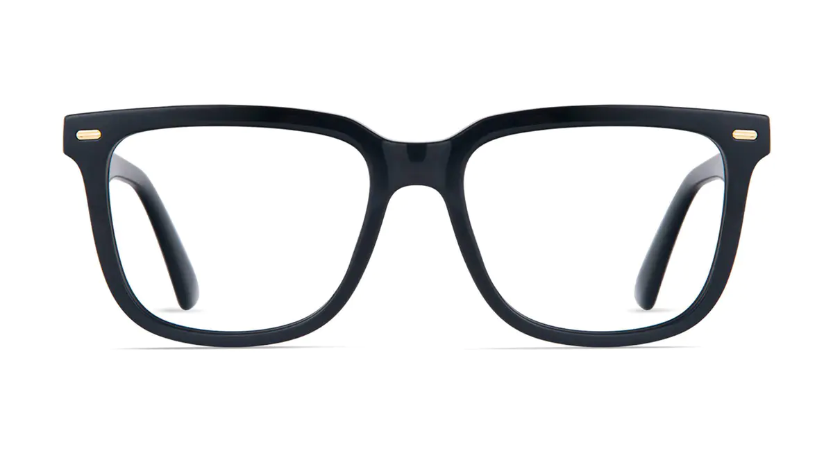 Square Black Eyeglasses
