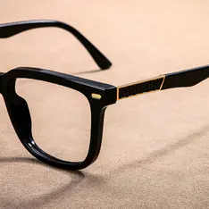 Square Black Eyeglasses