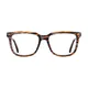 Square Striped Eyeglasses