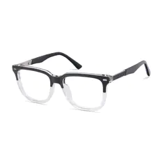 Square Black/Clear Eyeglasses