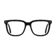 Square Matte Black Eyeglasses