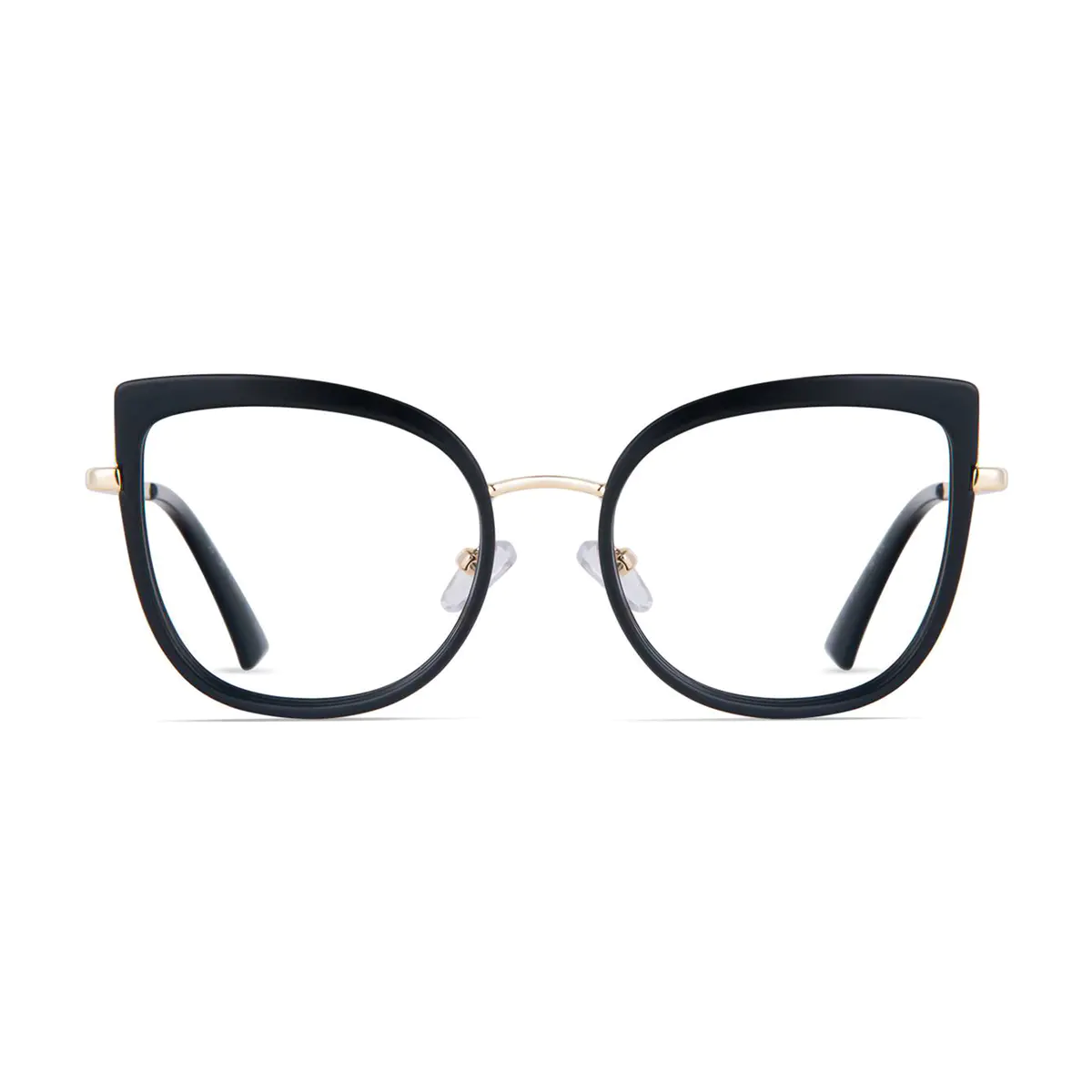 Cat-eye Black/Gold Eyeglasses