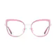 Cat-eye Pink/Gold Eyeglasses