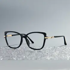 Square Black Eyeglasses