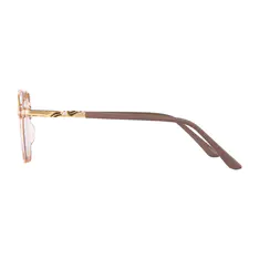 Cat-eye Gradient Brown Eyeglasses