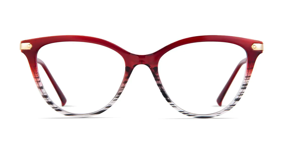 Cat-eye Red Eyeglasses