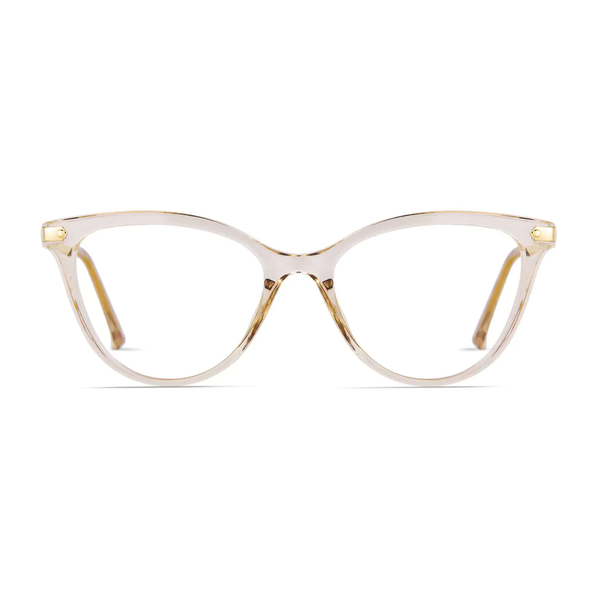 Cat-eye Cream Eyeglasses