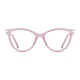 Cat-eye Transparent Purple Eyeglasses